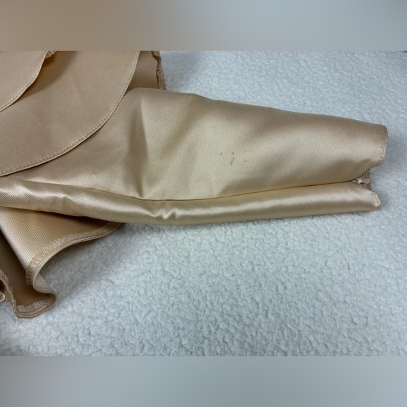 ASOS Off-Shoulder Gold Mini Dress US Size 6 - Picture 10 of 13